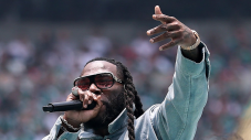 Burna Boy - MEXICO CITY, MEXICO - JUNE 11: Burna Boy performs during the Opening Ceremony before the FIFA World Cup 2026 Group A match between Mexico and South Africa at Mexico City Stadium on June 11, 2026 in Mexico City, Mexico. (Photo by Ryan Pierse - FIFA/FIFA via Getty Images)