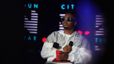 Olamide - Nigerian hip hop recording artist and songwriter Olamide Adedeji, aka Olamide Baddo, receives the Listener's Choice Award at the 2017 Soundcity MVP Award Night at Eko Hotels, Victoria Island Lagos on January 12, 2018. / AFP PHOTO / EMMANUEL AREWA (Photo credit should read EMMANUEL AREWA/AFP via Getty Images)