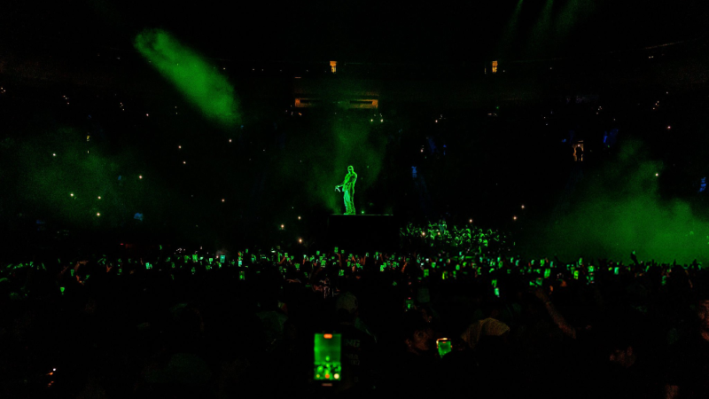 Yeat - Yeat performs during The LOVE / LYFE TOUR held at the Intuit Dome on August 15, 2026 in Inglewood, California. (Photo by Christopher Polk/Billboard via Getty Images)