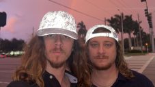 David and Kevin in their signature reflective hats.