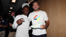 Luka Doncic - NEW YORK, NY - JULY 28: Jazz Chisholm Jr. #13 of the New York Yankees and Luka Doncic #77 of the Los Angeles Lakers pose for a photo before the game against the Tampa Bay Rays at Yankee Stadium on July 28, 2025 in New York, New York. (Photo by New York Yankees/Getty Images)
