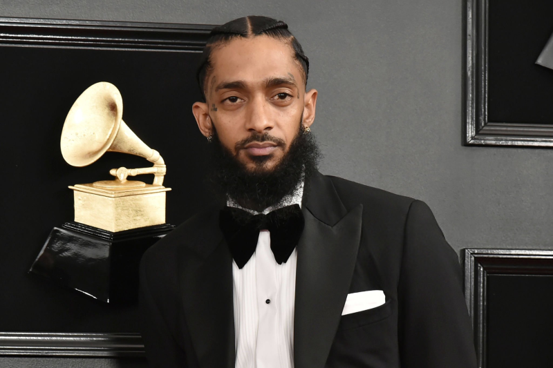 Nipsey Hussle - LOS ANGELES, CALIFORNIA - FEBRUARY 10: Nipsey Hussle attends the 61st Annual Grammy Awards at Staples Center on February 10, 2019 in Los Angeles, California. (Photo by David Crotty/Patrick McMullan via Getty Images)