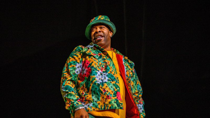 Busta Rhymes performing during the New York State of Mind Tour at Jiffy Lube Live, Bristow, Virginia, September 16, 2022.